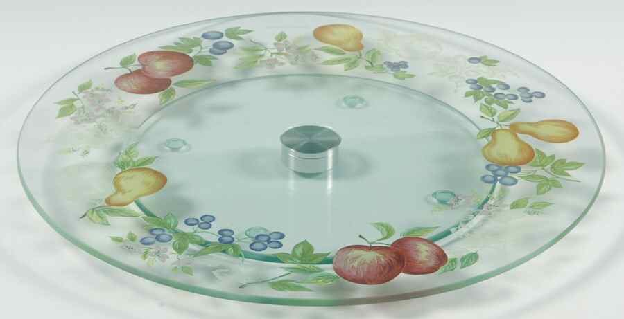Chutney Glassware Lazy Susan Turntable by Corning Corelle-1