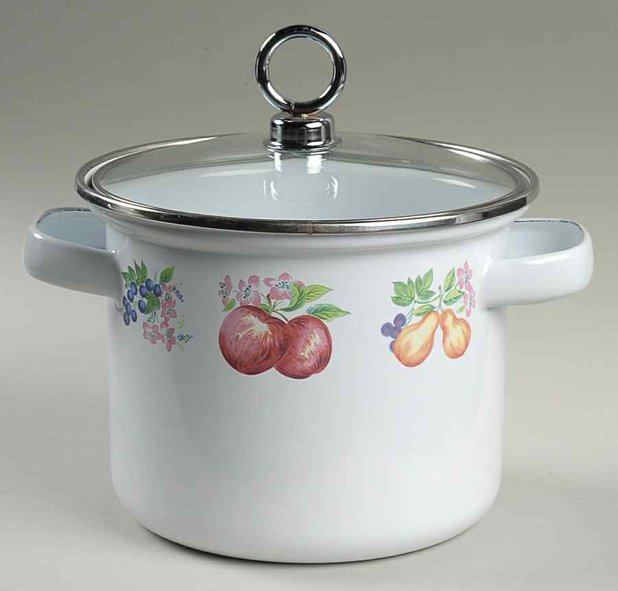 Chutney 1.5 Qt Metal Stockpot by Corning Corelle-1