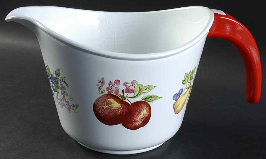 Chutney Plastic 64oz Mixing Bowl W/Pour Spout by Corning Corelle-1