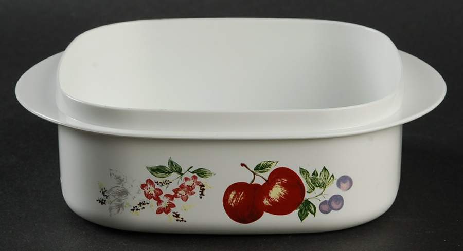 Chutney 16 Oz Square Plastic Microwave Bowl, No Vent Lid by Corning Corelle-1