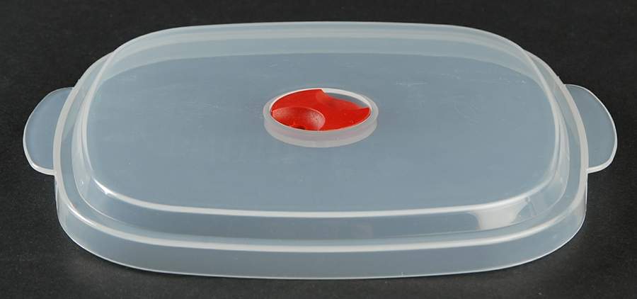 Chutney Vent Lid for 28 Oz Square Plastic Microwave Bow by Corning Corelle-1
