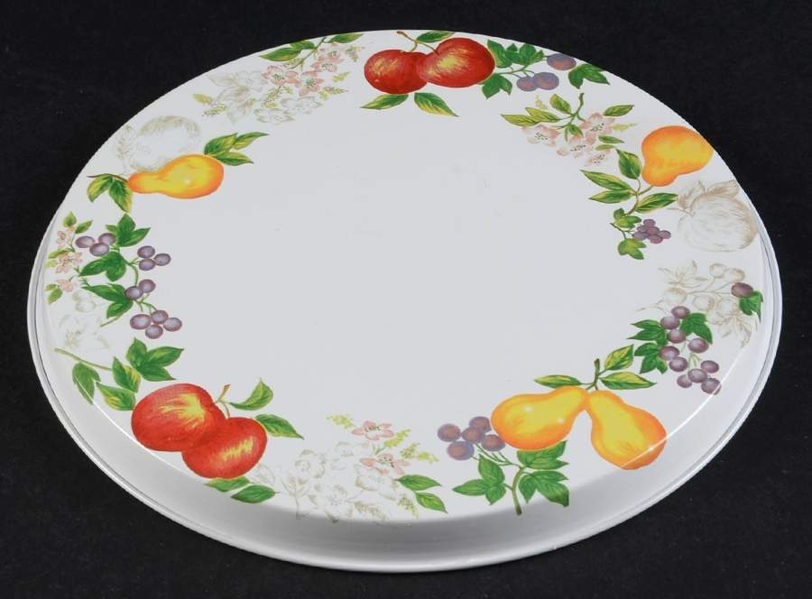 Chutney 8" Individual Tin Round Stove Cover by Corning Corelle-1