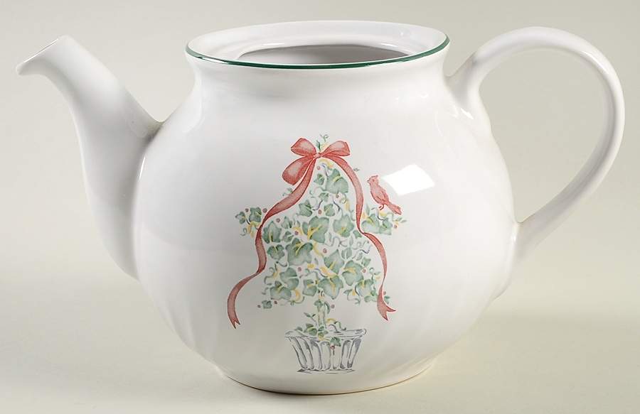 Callaway Holiday (Corelle) Teapot No Lid by Corning Corelle-1