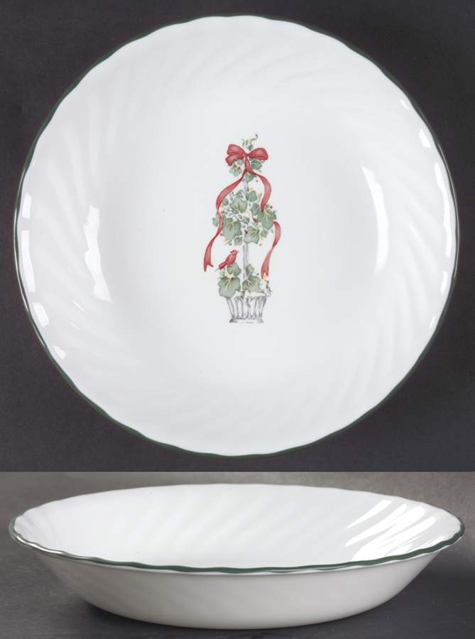 Callaway Holiday (Corelle) Coupe Soup Bowl by Corning Corelle-1