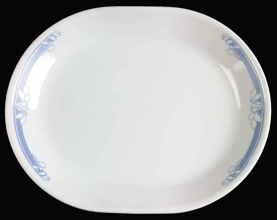 Jasmine (Corelle) 12" Oval Serving Platter by Corning Corelle-1