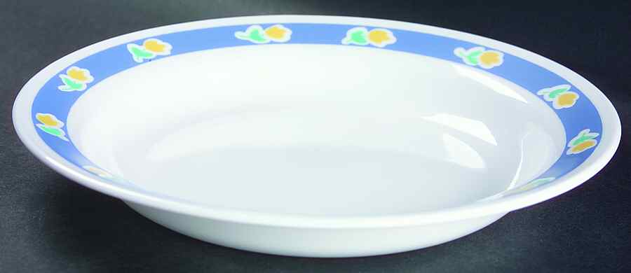 Primavera (Corelle) Rim Soup Bowl by Corning Corelle-1