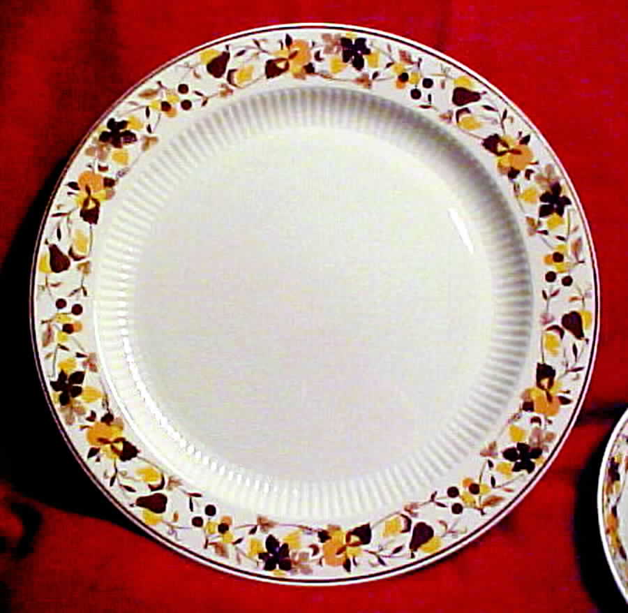 Villager Brown Dinner Plate by Claridge-1