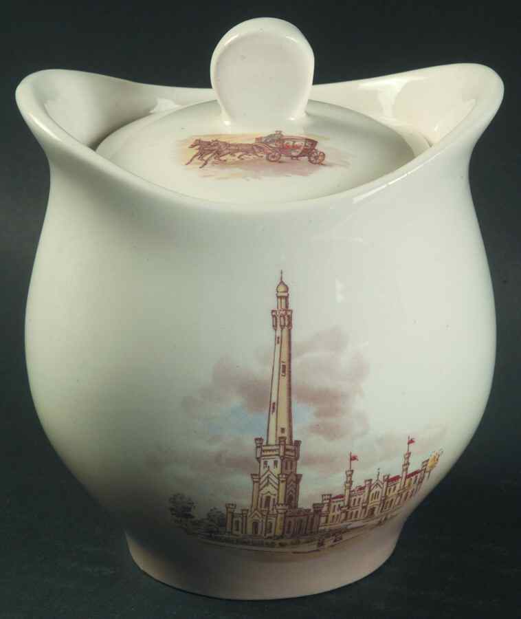Mid American Heritage Sugar Bowl & Lid by Canonsburg-1