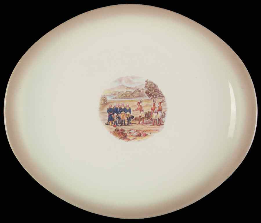 Mid American Heritage 13" Oval Serving Platter by Canonsburg-1