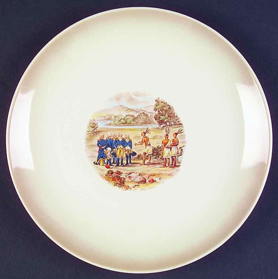 Mid American Heritage Dinner Plate by Canonsburg-1