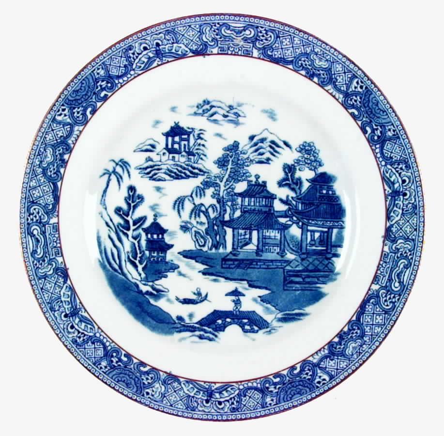 A7324 Dinner Plate by Crown Staffordshire-1
