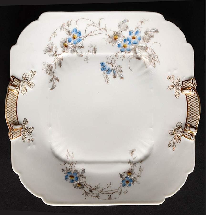 Schleiger 1301 Square Handled Cake Plate by Charles Field Haviland-1
