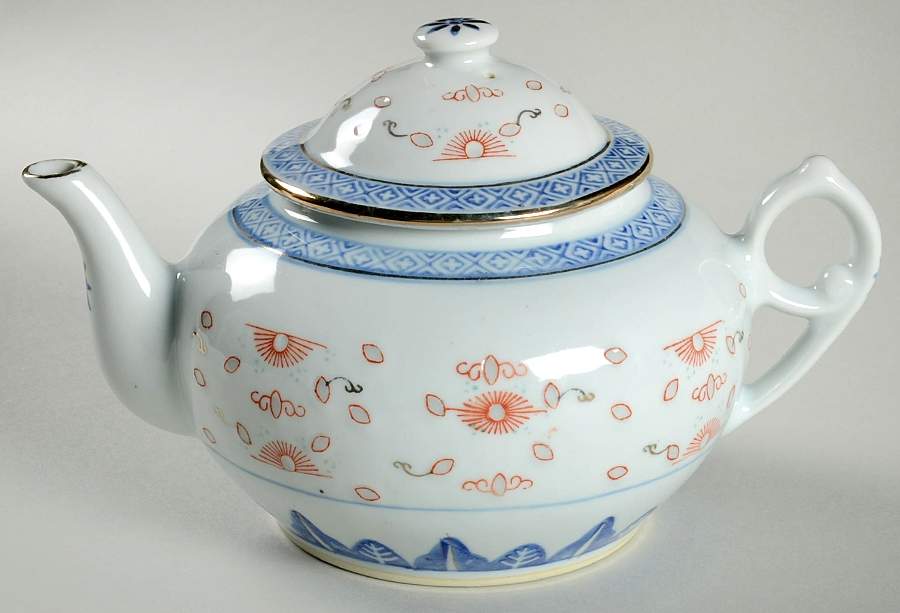 CX91 Teapot & Lid by China (Made in China)-1
