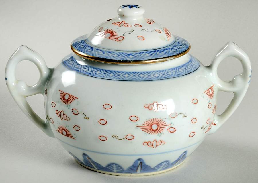 CX91 Sugar Bowl & Lid by China (Made in China)-1