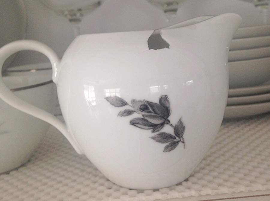 Symphonic Rose Creamer by Castle Court-1