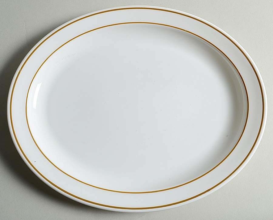 COR88 13" Oval Serving Platter by Corning Corelle-1