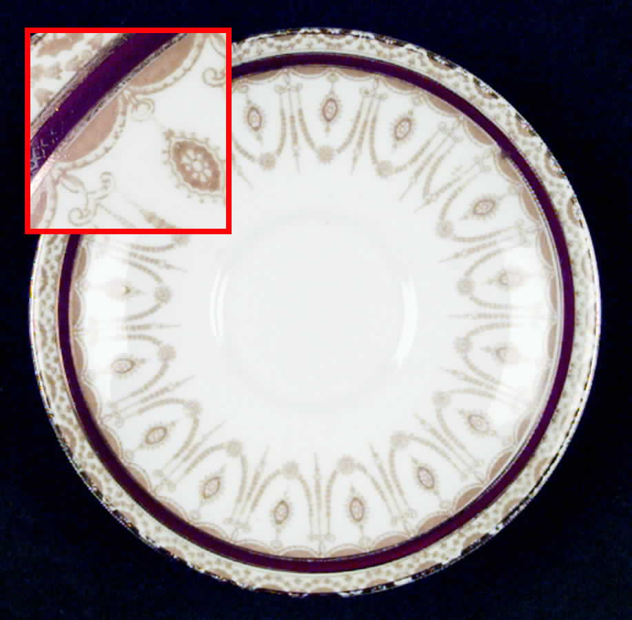 Dubarry Saucer by Colclough-1