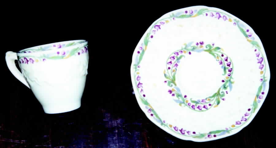 CRD135 Flat Cup & Saucer Set by Crown Ducal-1