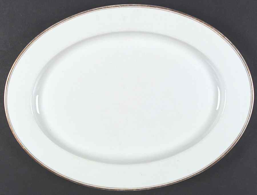 2476 15" Oval Serving Platter by Hub China-1