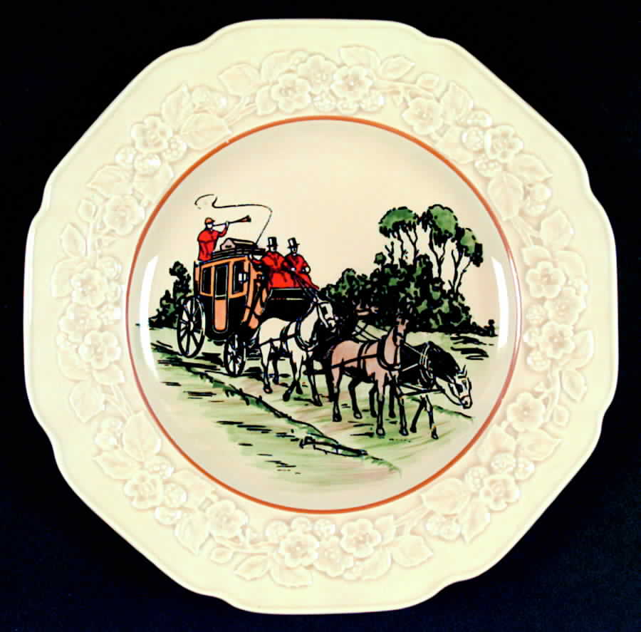 CRD136 Luncheon Plate by Crown Ducal-1