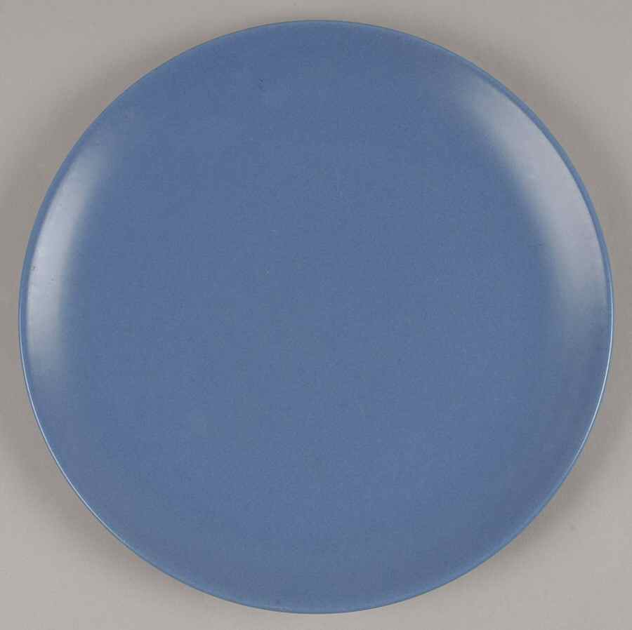 Rancho Blue (Matte) Luncheon Plate by Catalina-1