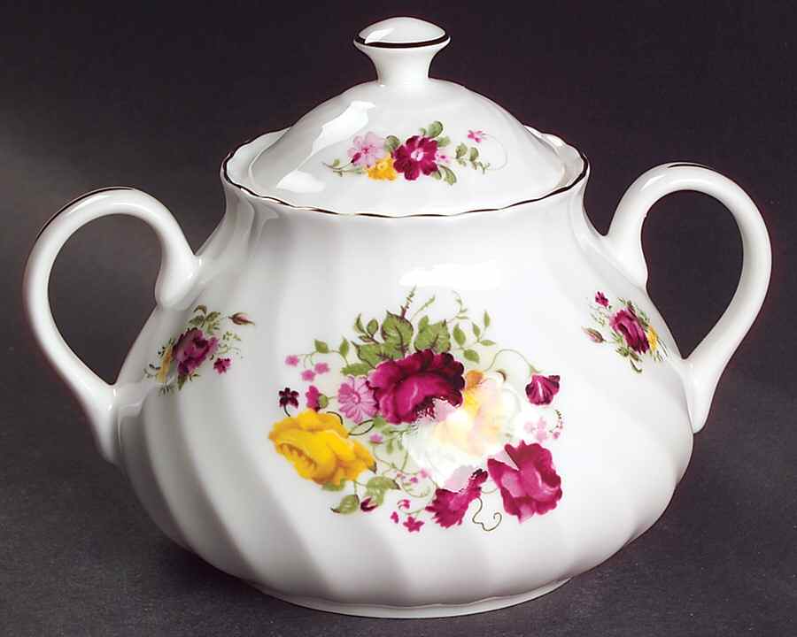 Shrewsbury 2000 Sugar Bowl & Lid by Coalport-1