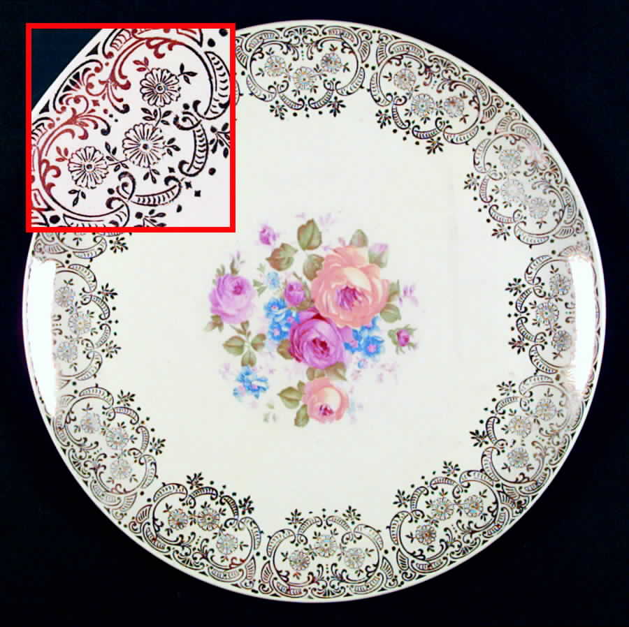 CRO181 Dinner Plate by Crooksville-1