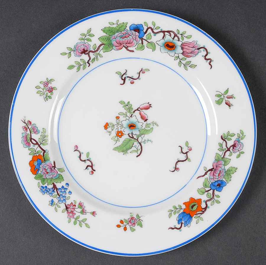 Corea (Blue Trim) Salad Plate by Coalport-1
