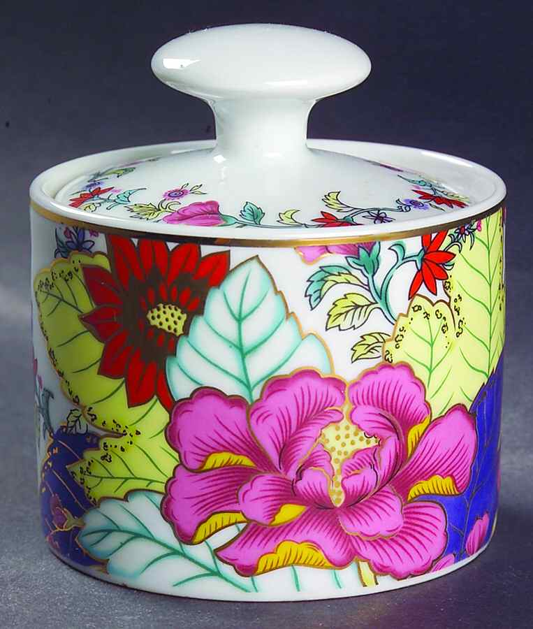 Imperial Leaf Sugar Bowl & Lid by China (Made in China)-1