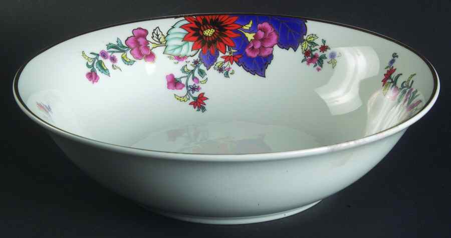 Imperial Leaf 9" Round Vegetable Bowl by China (Made in China)-1