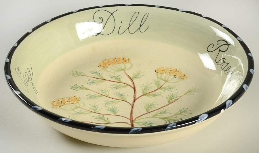Culinary Herbs 9" Soup/Pasta Bowl by Certified International-1