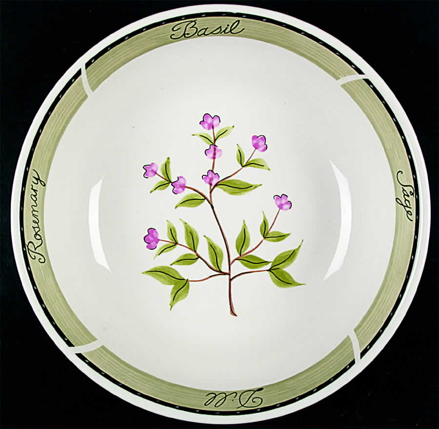 Culinary Herbs 12" Pasta Serving Bowl by Certified International-1