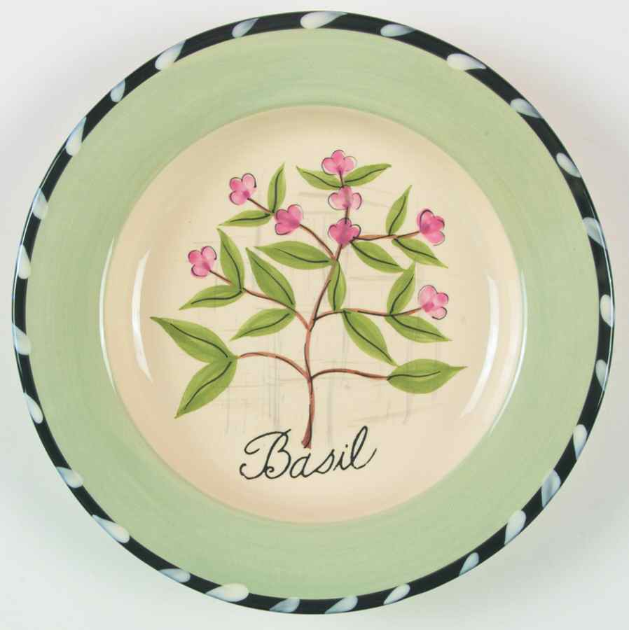 Culinary Herbs Salad Plate by Certified International-1