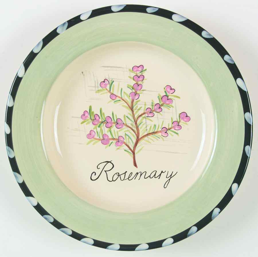 Culinary Herbs Salad Plate by Certified International-1