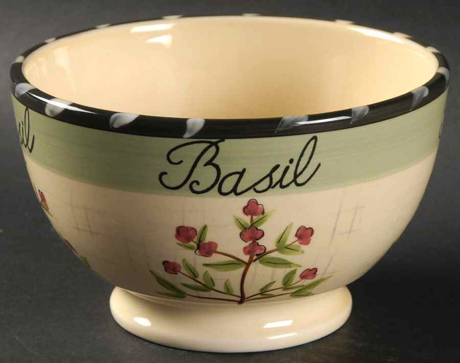 Culinary Herbs 5" All Purpose Bowl by Certified International-1