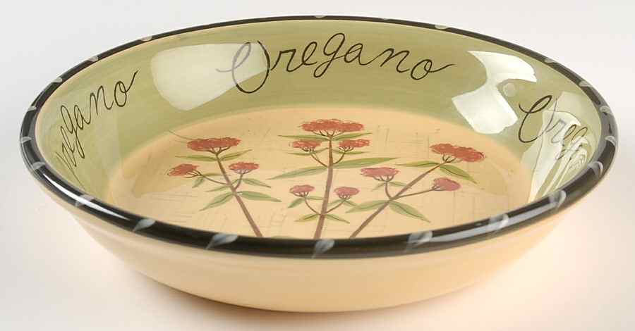 Culinary Herbs 9" Soup/Pasta Bowl by Certified International-1