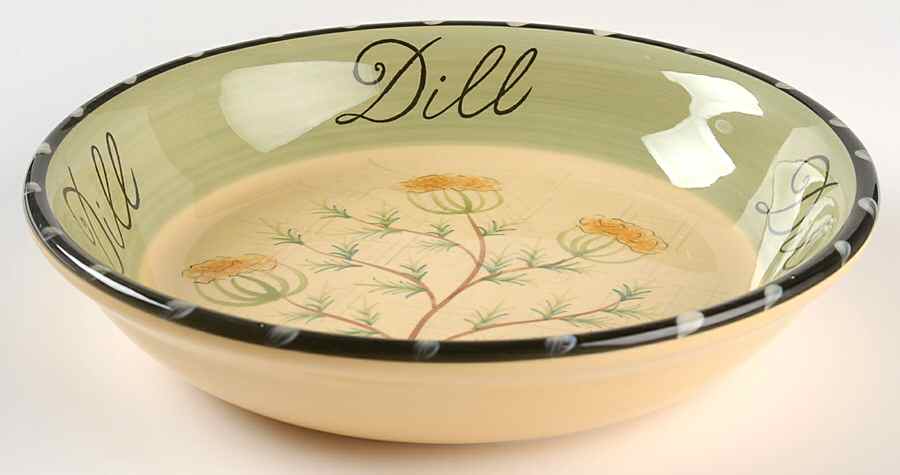 Culinary Herbs 9" Soup/Pasta Bowl by Certified International-1