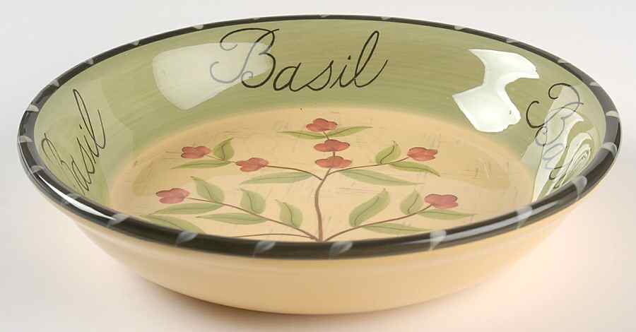Culinary Herbs 9" Soup/Pasta Bowl by Certified International-1