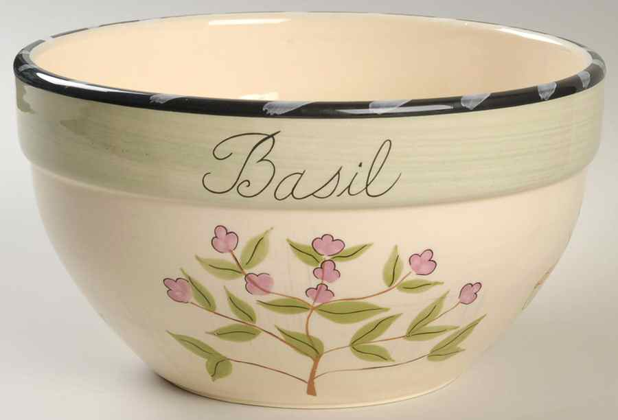 Culinary Herbs 8" Mixing Bowl by Certified International-1