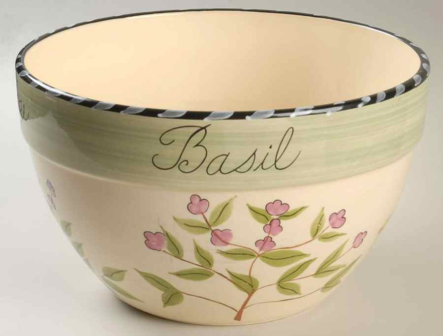 Culinary Herbs 11" Mixing Bowl by Certified International-1
