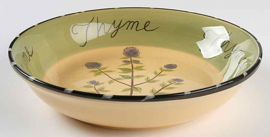 Culinary Herbs 9" Soup/Pasta Bowl by Certified International-1
