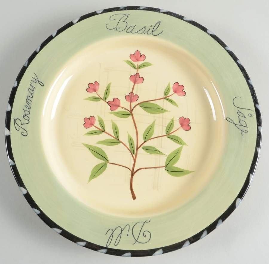 Culinary Herbs Dinner Plate by Certified International-1