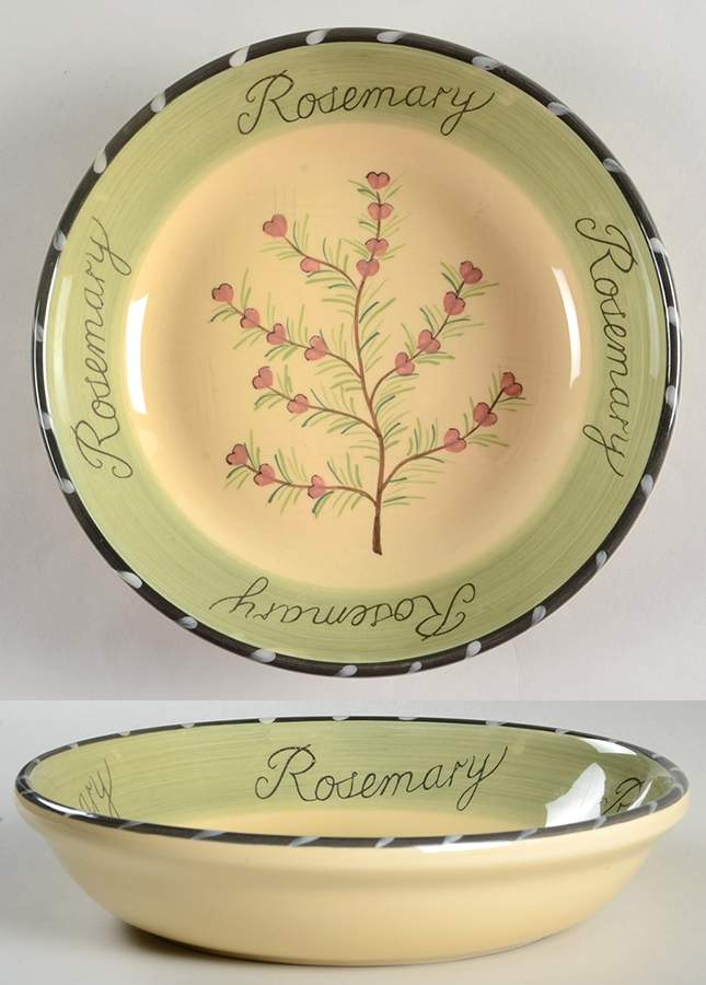 Culinary Herbs 9" Soup/Pasta Bowl by Certified International-1