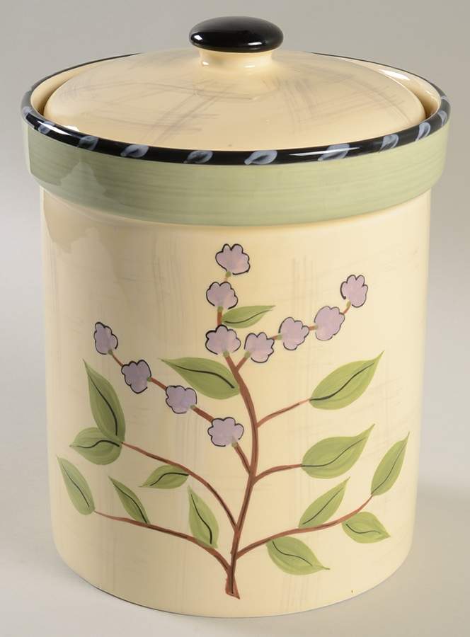 Culinary Herbs Extra Large Canister & Lid by Certified International-1
