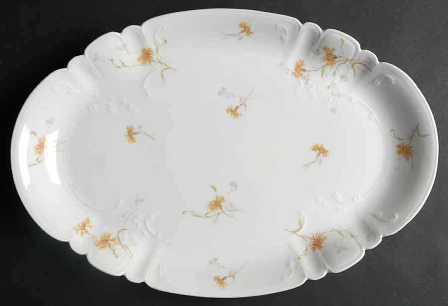 CHF639 15" Oval Serving Platter by Charles Field Haviland-1