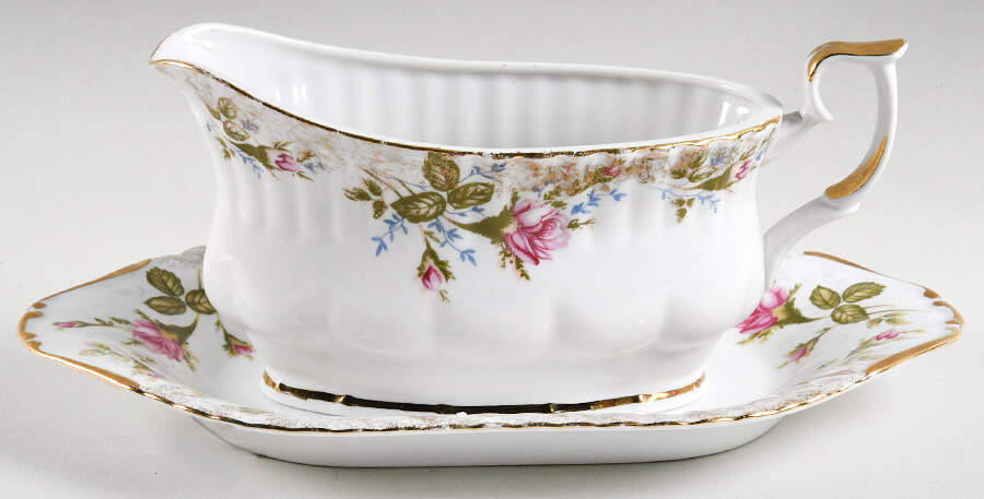 CHZ14 Gravy Boat & Underplate by Chodziez-Poland-1