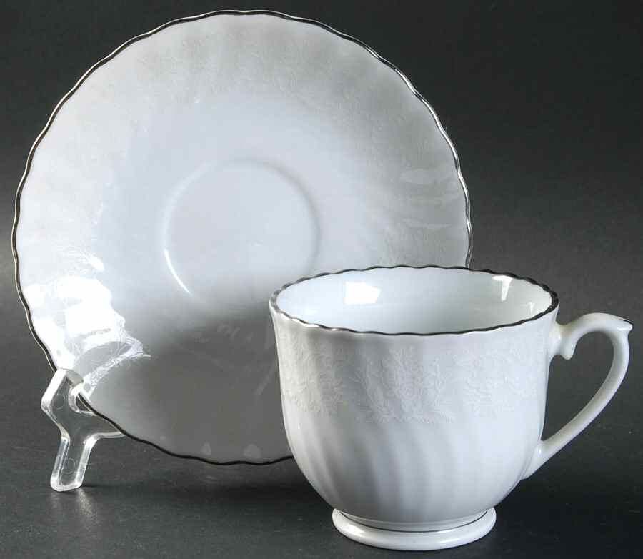 CX97 Footed Cup & Saucer Set by China (Made in China)-1