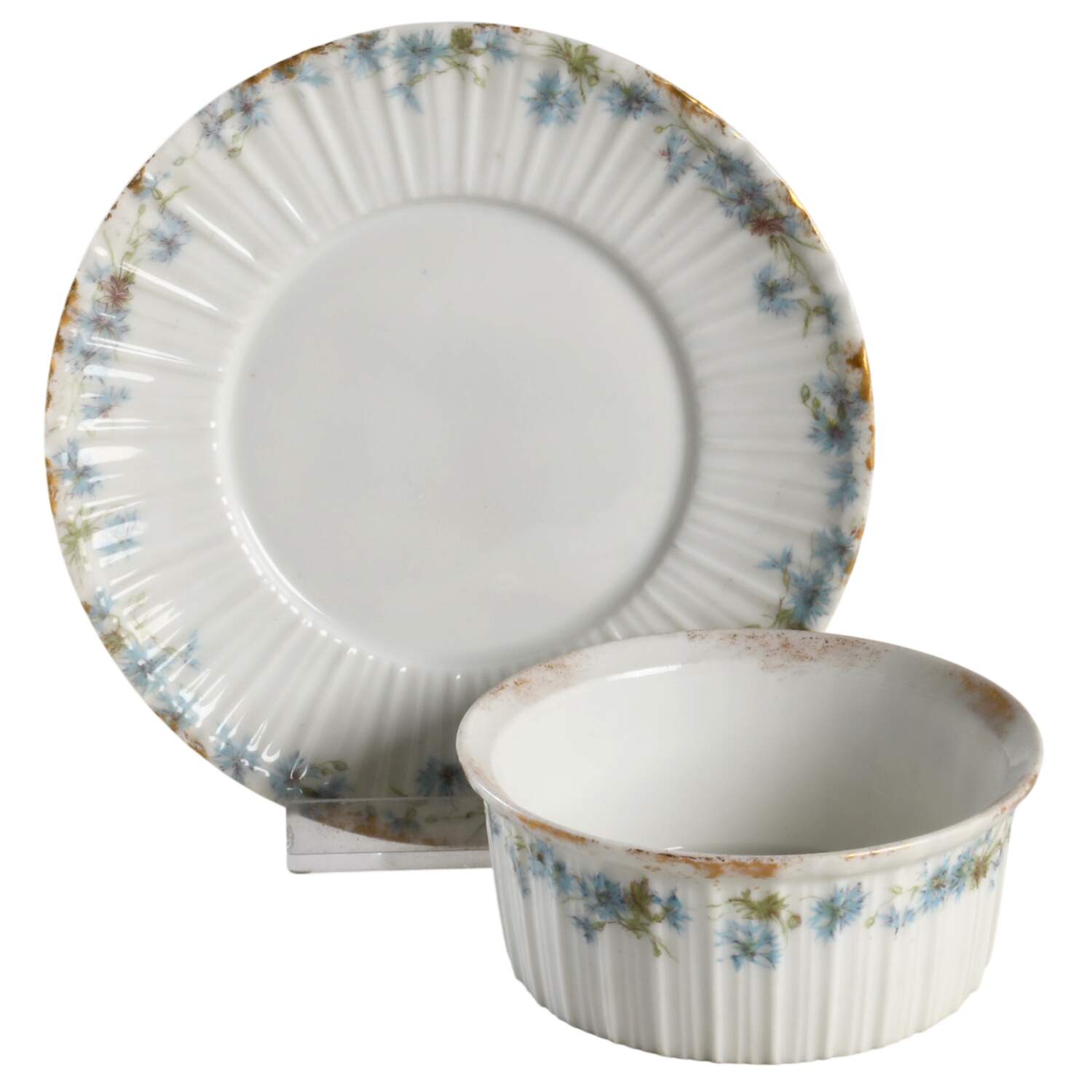 CHF643 Ramekin & Saucer Set by Charles Field Haviland-1