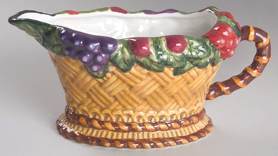 Fruit Garland Gravy Boat by Certified International-1