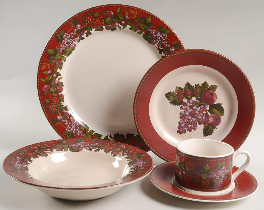 Fruit Garland 5 Piece Place Setting by Certified International-1